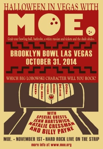 moe. Announces Big Lebowski Halloween In Las Vegas