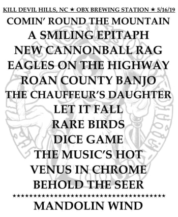 OBX CRB Setlist