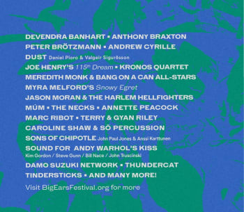 Big Ears 2020 Lineup Initial