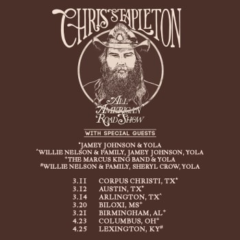 Chris Stapleton 2020 Tour Dates
