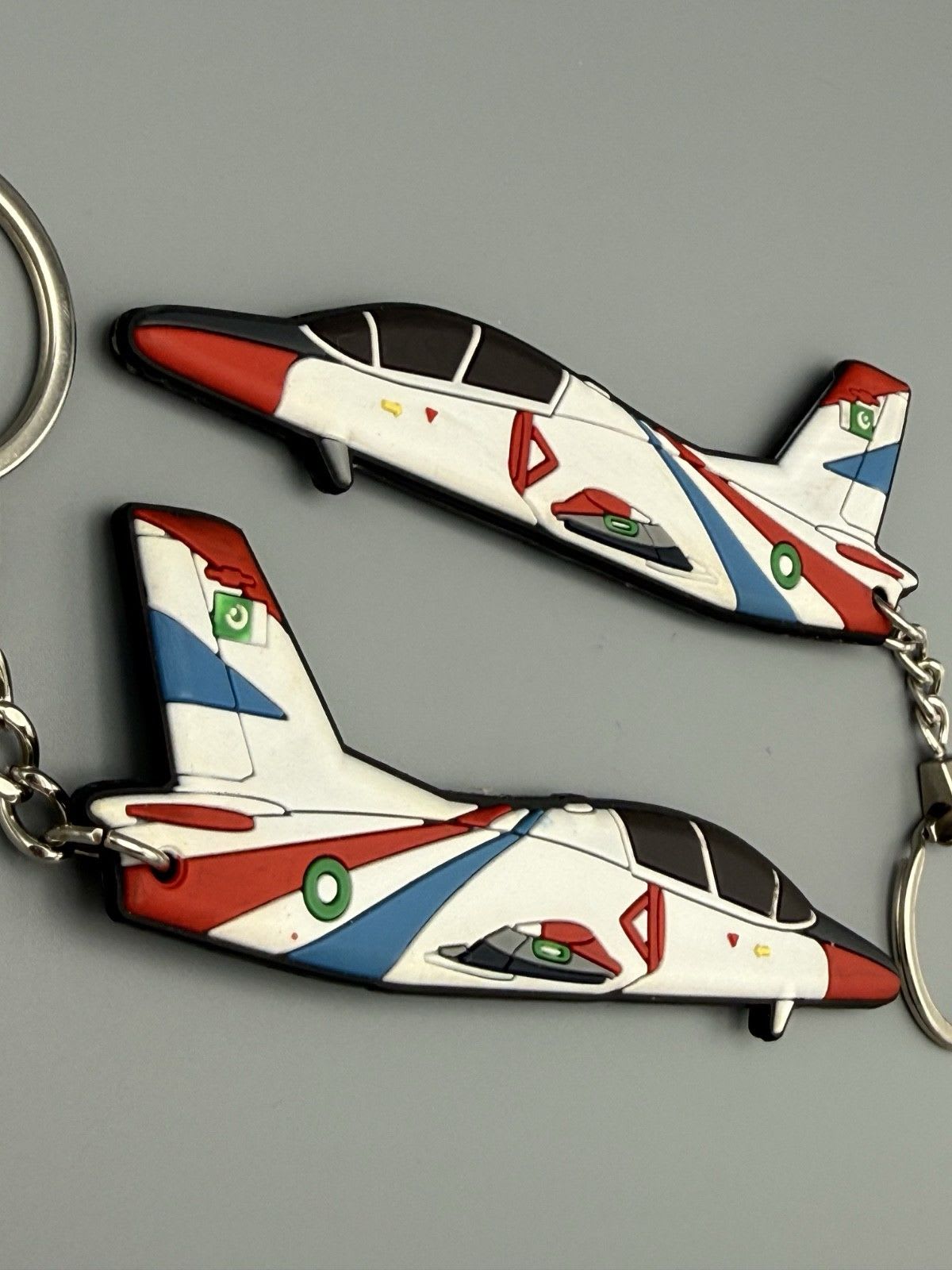 Pakistan Air Force K-8 (Karakorum-8) Aircraft Keychain Or Hongdu JL-8 Dual Side thumbnail 5