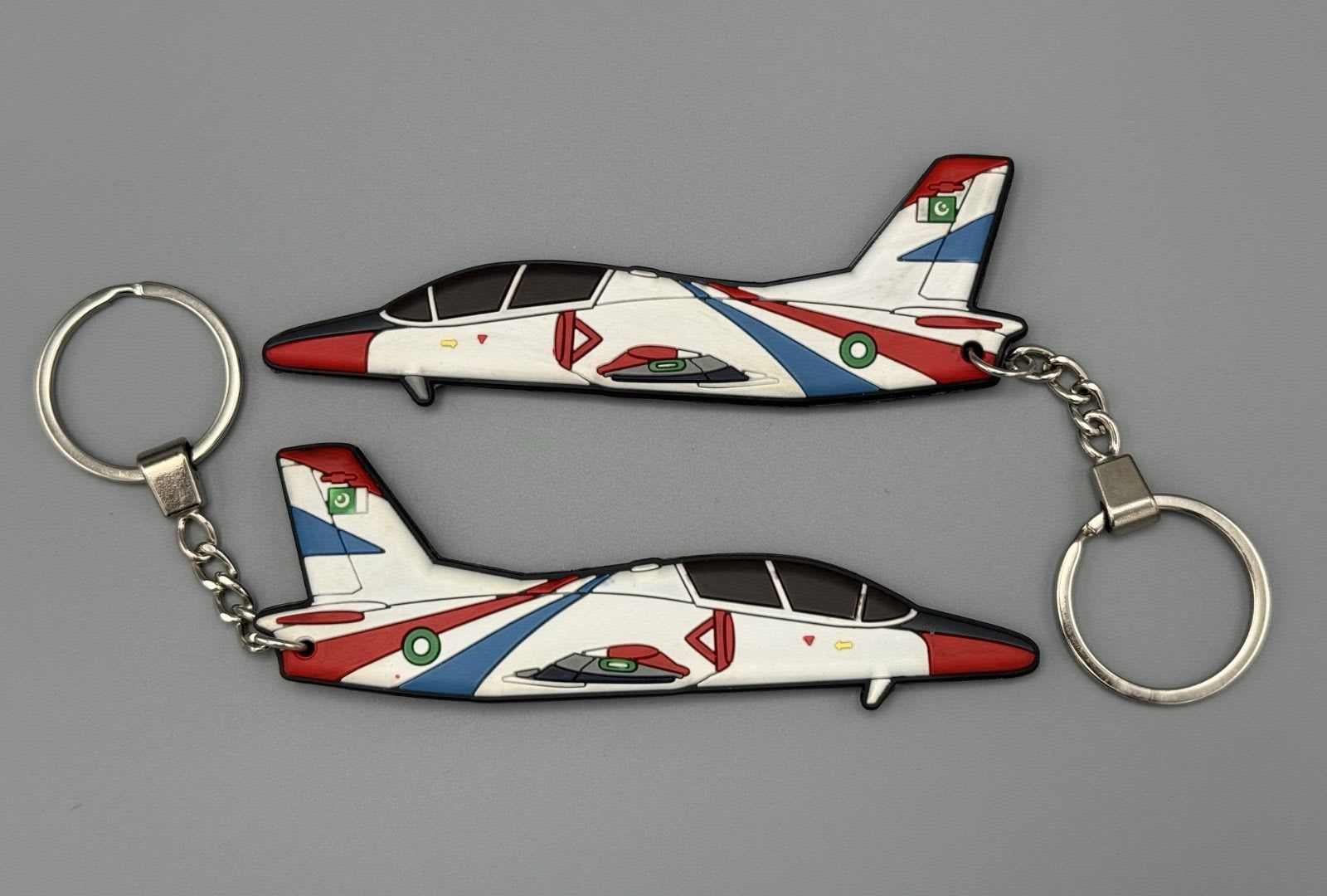 Pakistan Air Force K-8 (Karakorum-8) Aircraft Keychain Or Hongdu JL-8 Dual Side