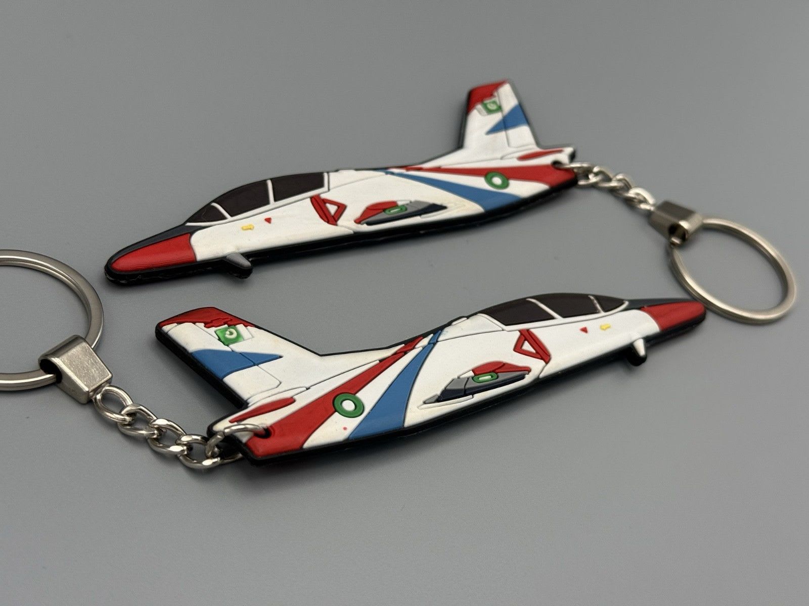 Pakistan Air Force K-8 (Karakorum-8) Aircraft Keychain Or Hongdu JL-8 Dual Side thumbnail 4