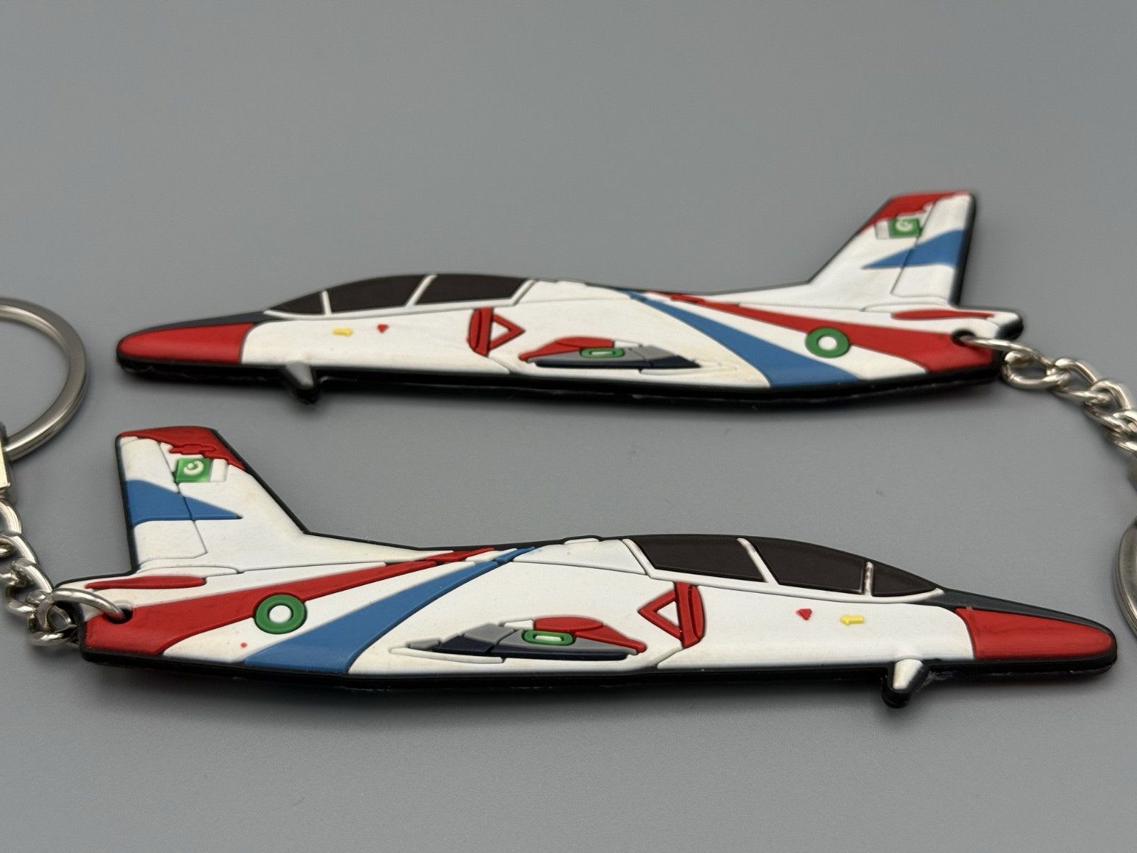 Pakistan Air Force K-8 (Karakorum-8) Aircraft Keychain Or Hongdu JL-8 Dual Side thumbnail 2