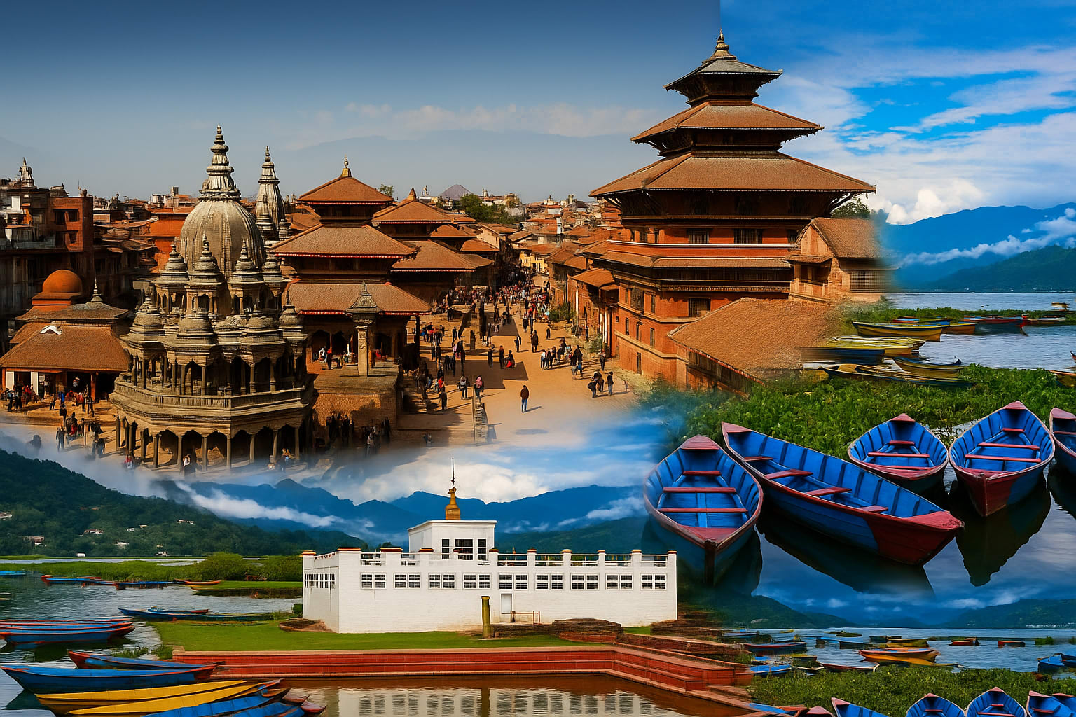 Lumbini · Kathmandu · Pokhara — Lumbini · Kathmandu · Pokhara