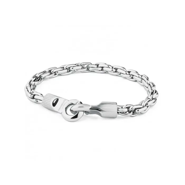 BROSWAY BUT15A Silver chain bracelet featuring a secure clasp, stylish and modern design for everyday wear.