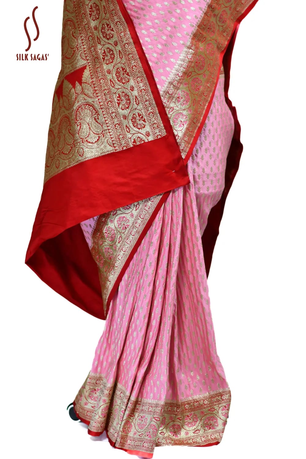 Banarasi Semi Katan Silk Fancy Saree - Image 2