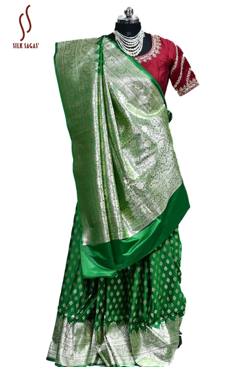 Banarasi Semi Katan Fancy Saree
