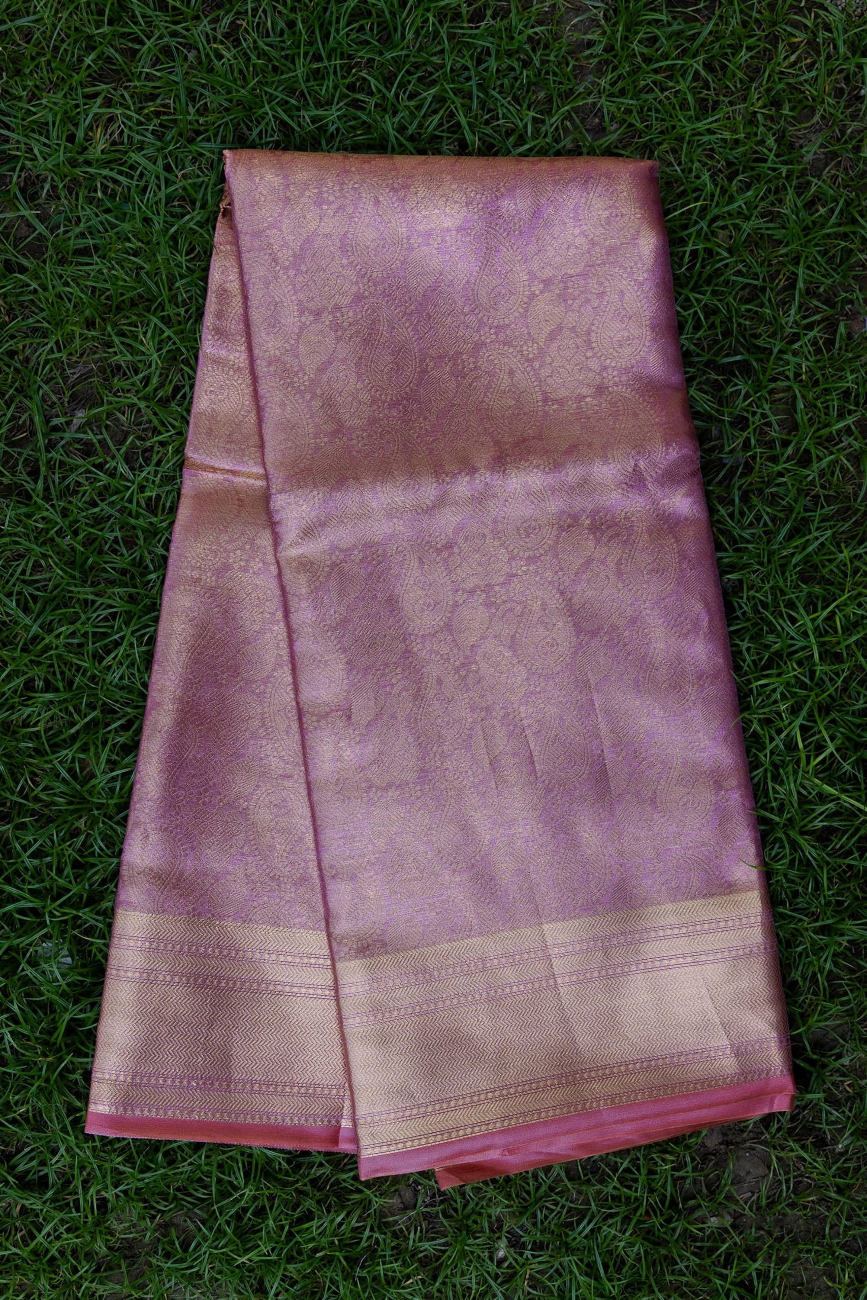 Deep Royal Purple Glass Tissue Silk