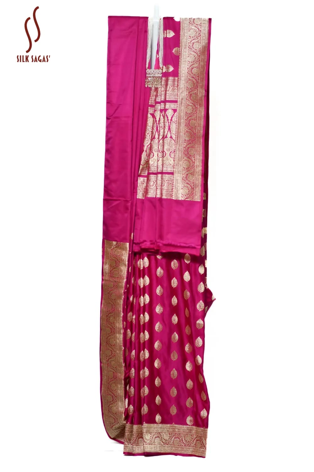 Pure Banarasi Satin Silk Saree