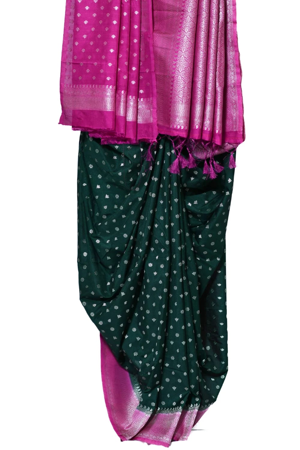 Banarasi semi Georgette Fancy Saree - Image 3