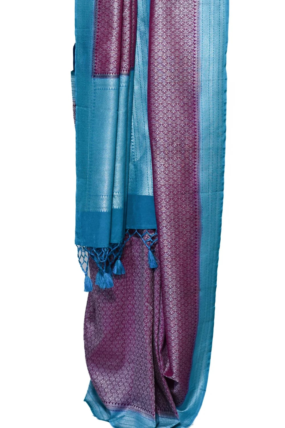 Banarasi Semi Khaddi Brocket Saree - Image 4