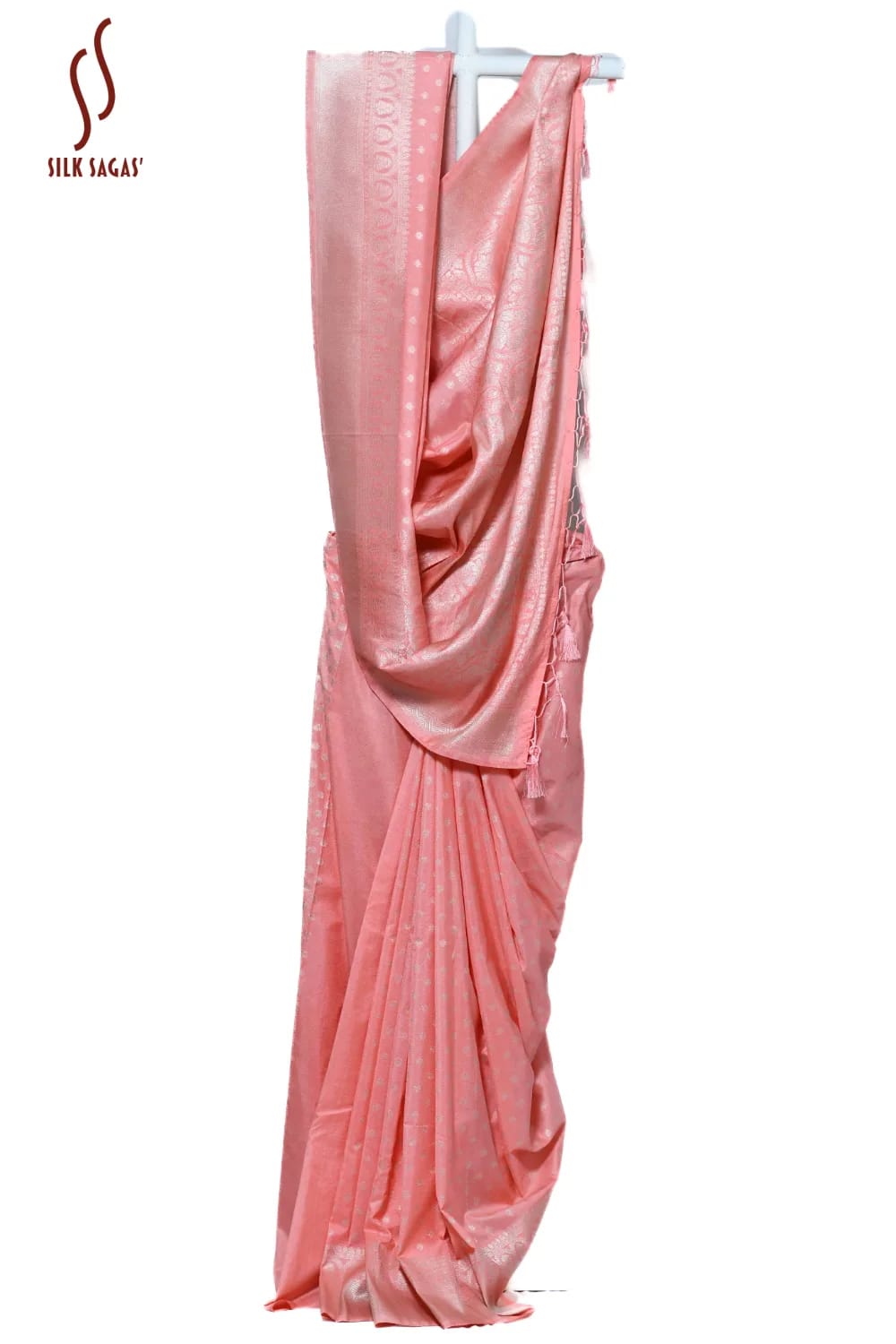 Graceful Semi Georgette Silk Fancy Saree