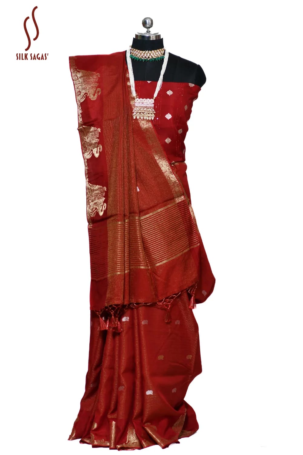 Banarasi Semi Viscose Fancy Saree