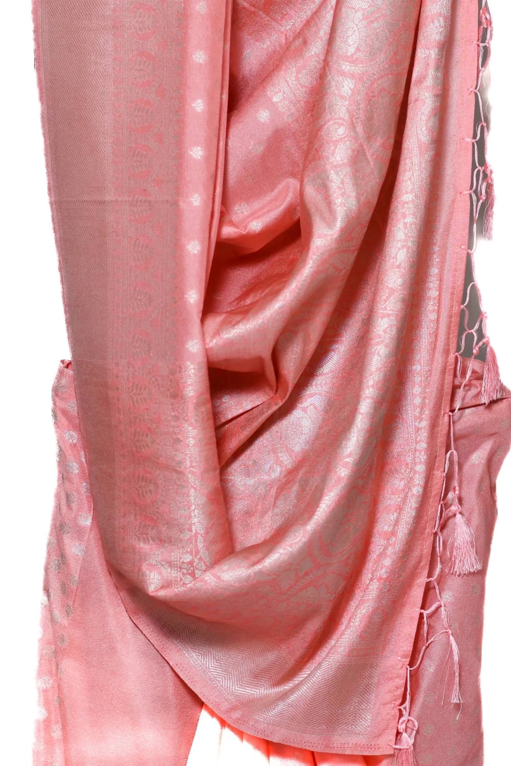 Graceful Semi Georgette Silk Fancy Saree - Image 4