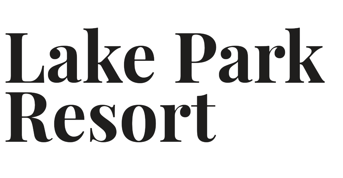 the logo of lake park resort