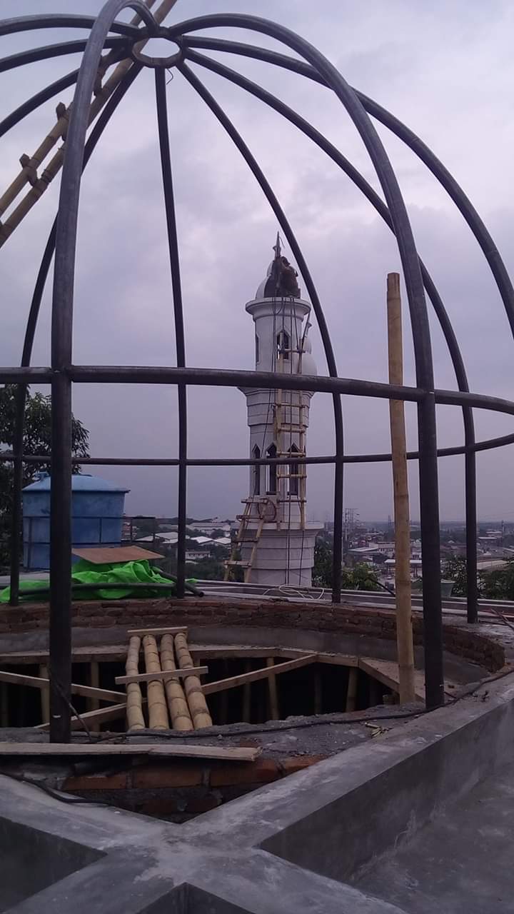 Proyek Kubah Masjid GRC di Bekasi – Desain Modern & Elegan