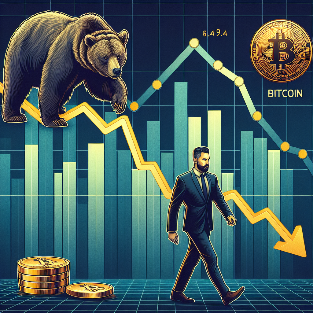le bitcoin entrerait discrètement en marché baissier depuis avril