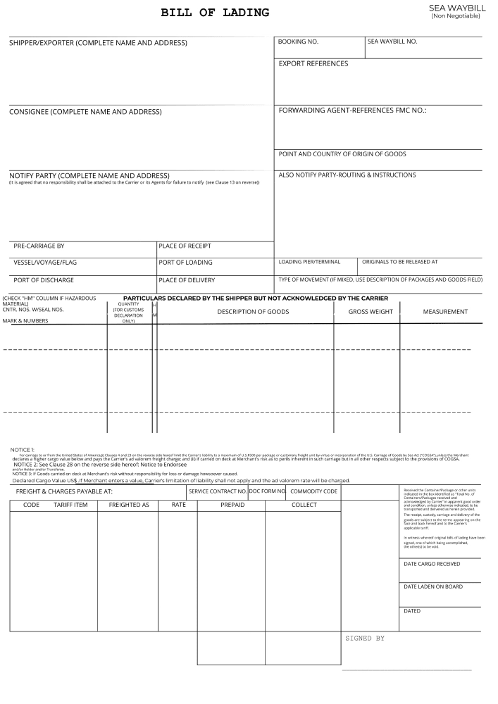 Top 5 Functions of Bill of Lading(BoL or BL) | What is BL?