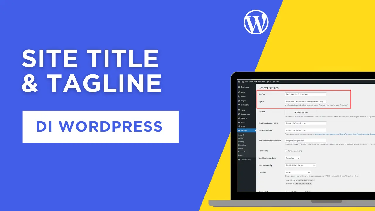 tutorial wordpress