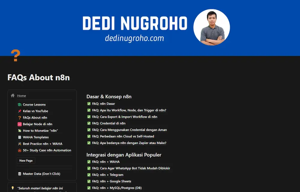 Course – n8n Automation Mastery