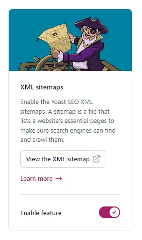 yoast seo sitemap xml