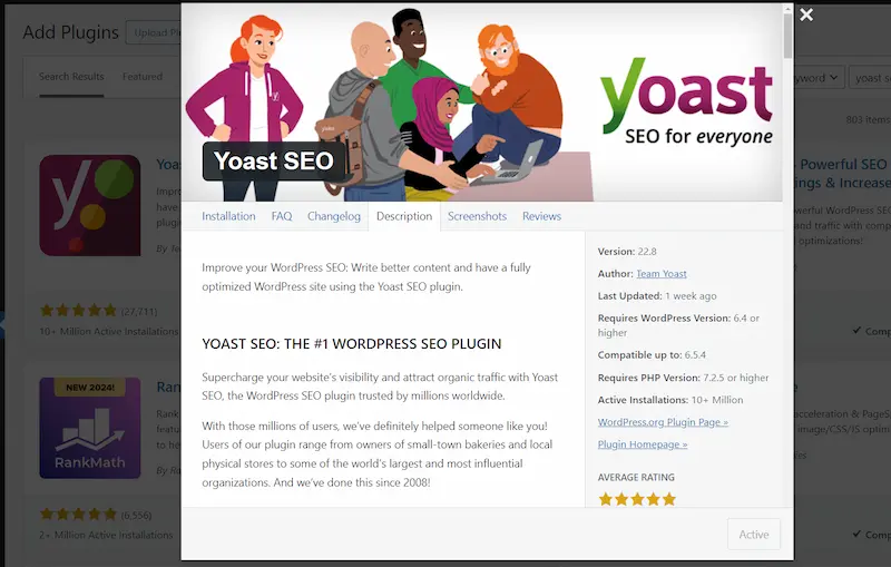 yoast seo install