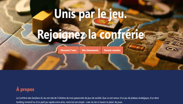 Asso : La confrérie des Gardiens du Jeu