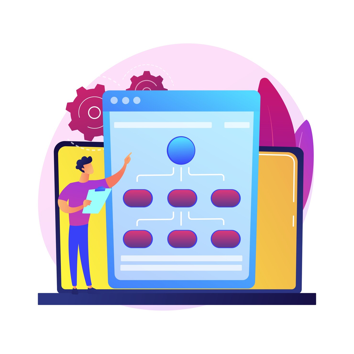 A person coding on a laptop, symbolizing website development