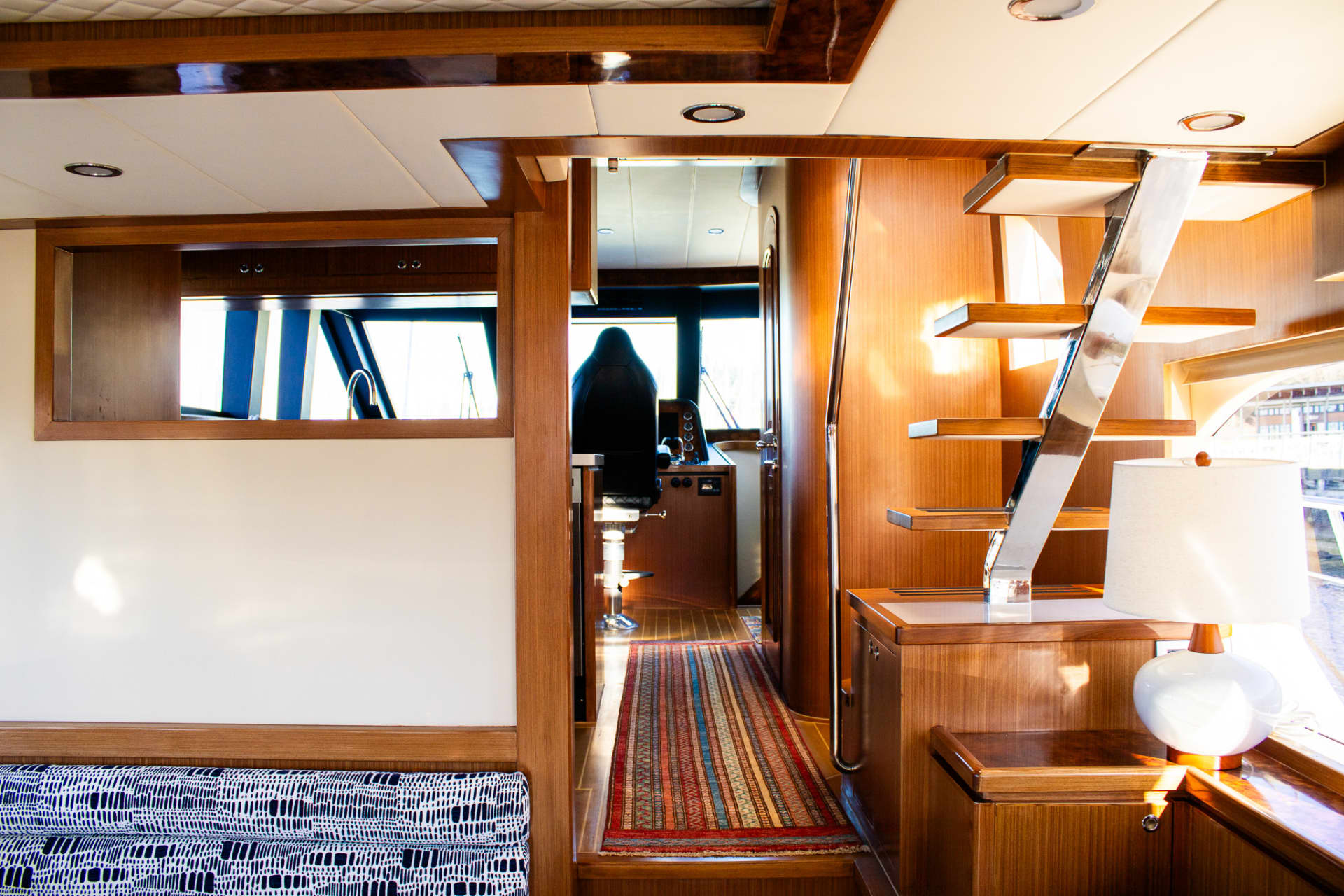 Yacht stateroom after cleaning