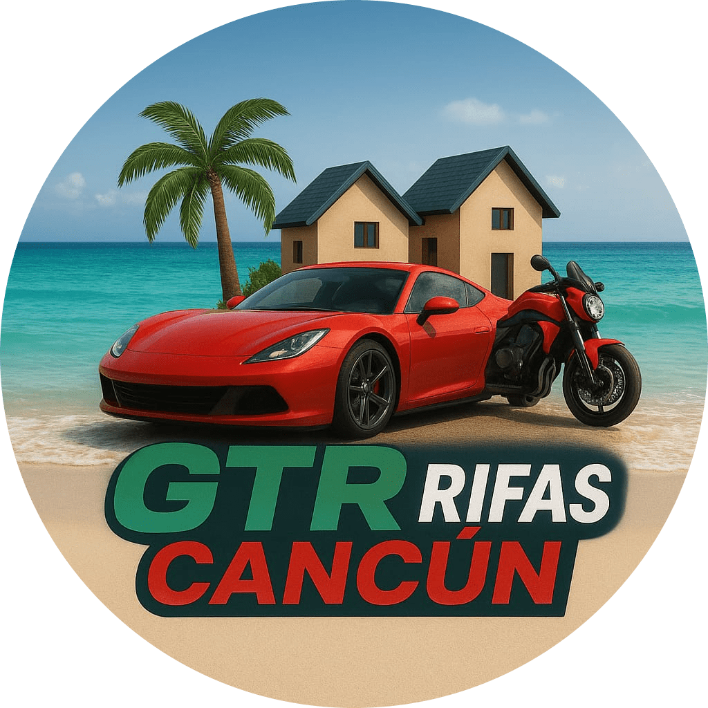 Logotipo Rifas GTR Cancun