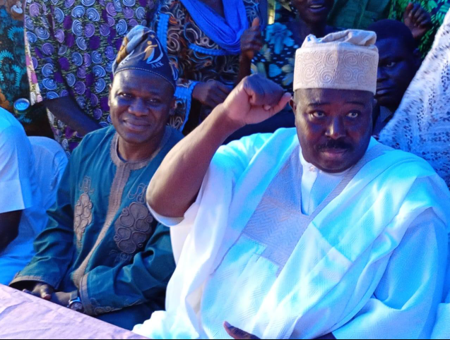 Oyo 2027: AKK, Senator Alli, and Senator Yunus Akintunde Forge Stronger APC Alliance at Oyebamiji Family Celebration.