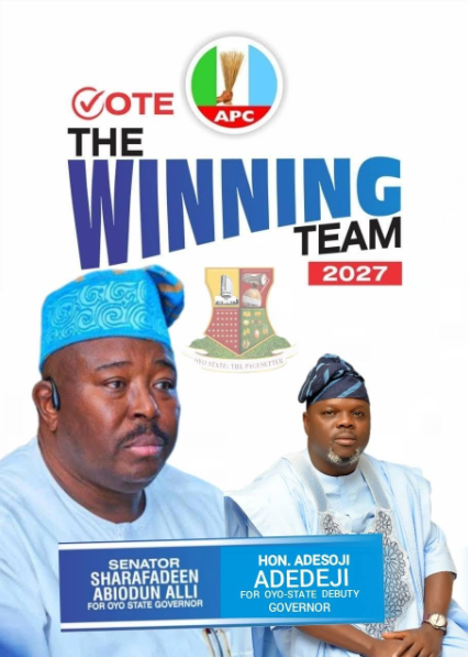 United for Victory: Congratulations to Senator Sharafadeen Abiodun Alli, PhD, and Hon. Adesoji Michael Adedeji—A Progressive Call to Reclaim Agodi Government House By Dr. Adewale Kolapo Kareem (AKK), Former APC Governorship Aspirant, Oyo State.