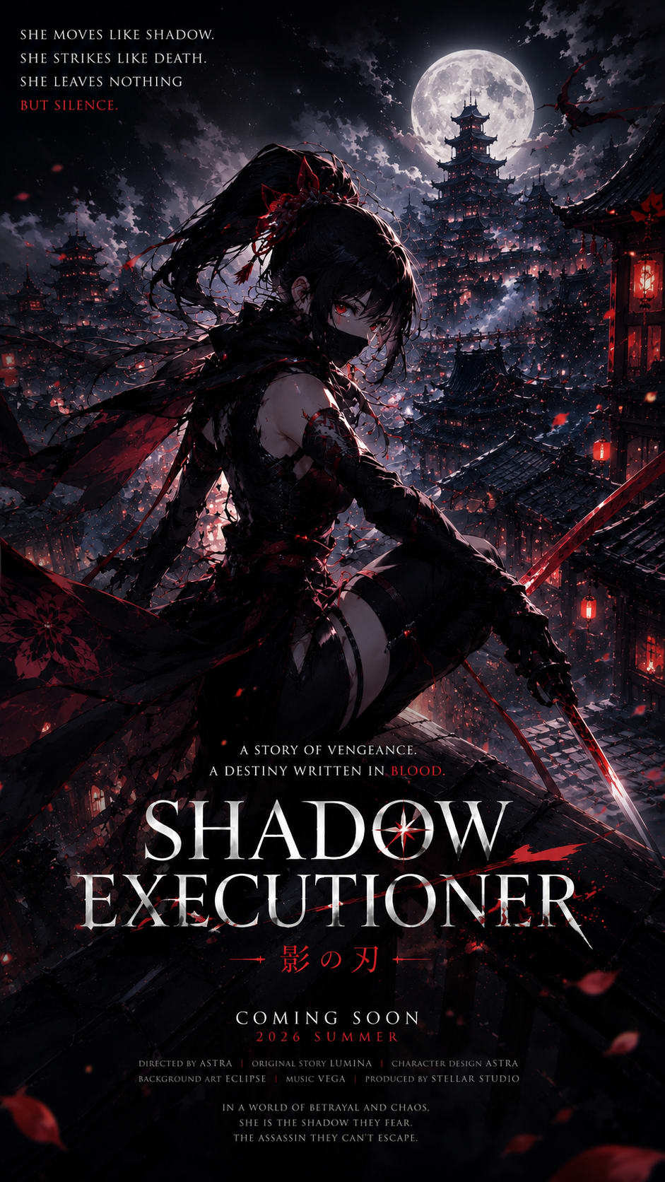 Fantasy Anime Movie Posters Collection