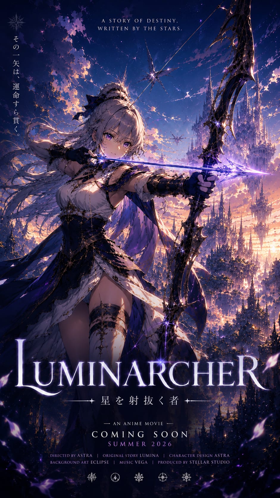 Fantasy Anime Movie Posters Collection