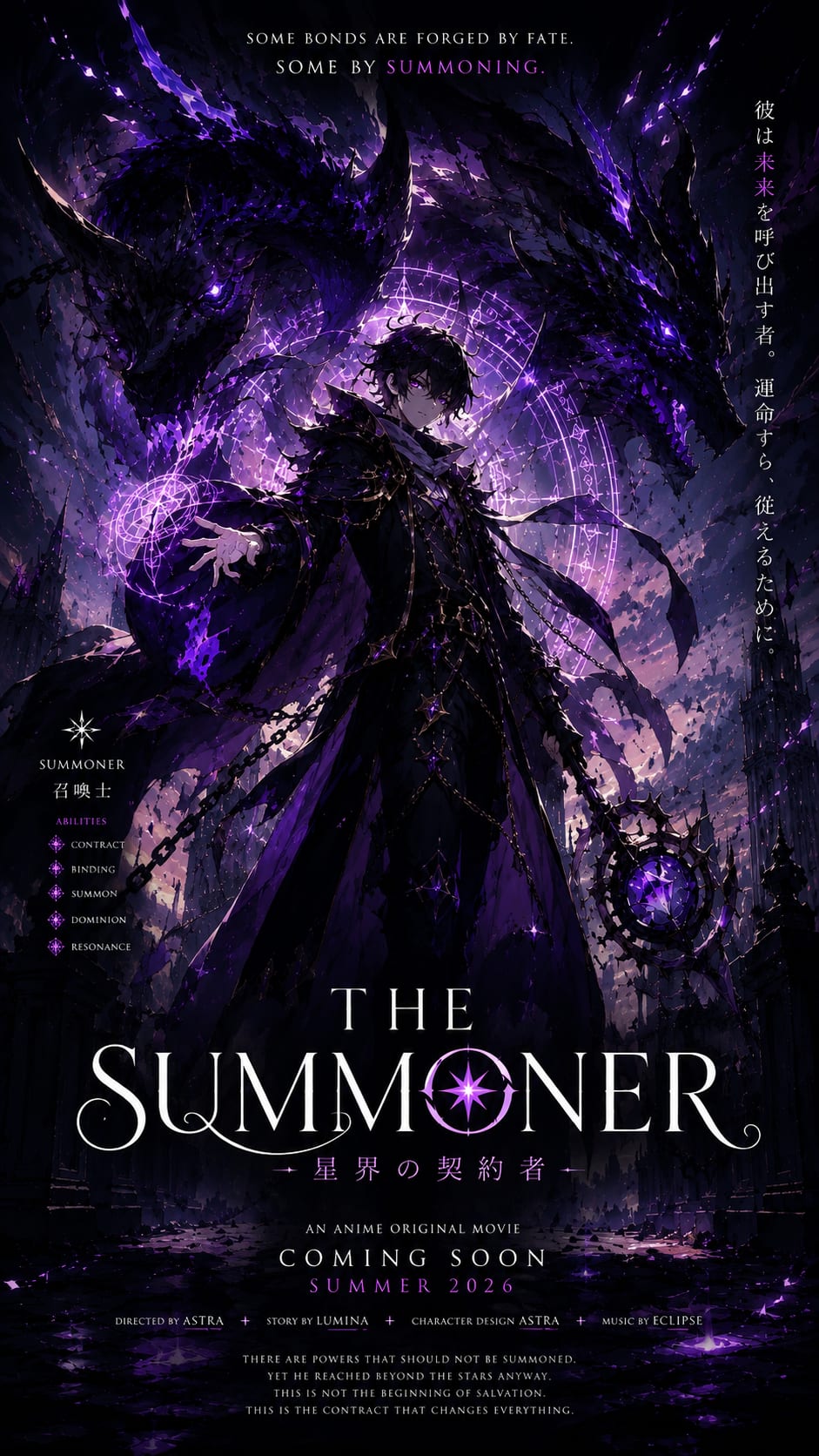 Dark Fantasy Anime Poster Collection