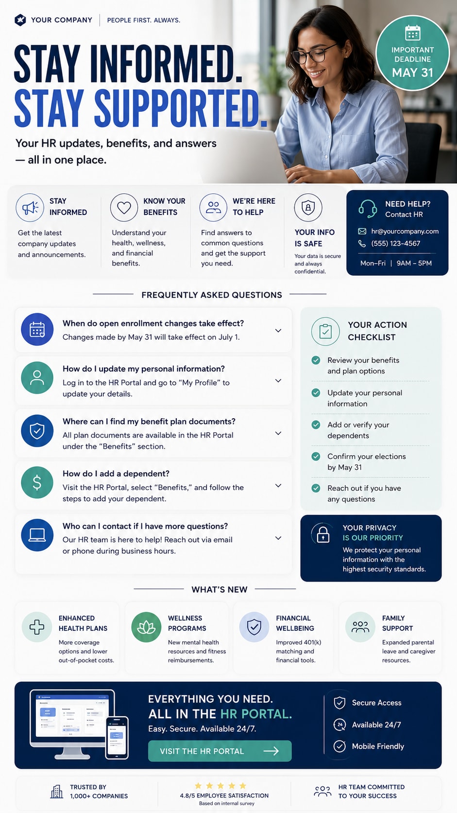 HR Employee Communication FAQ Explainer Generator
