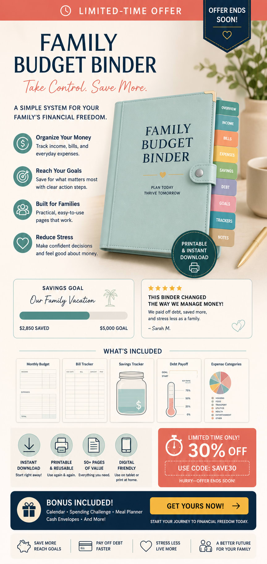 Family Budget Binder Limited-Time Offer Generator