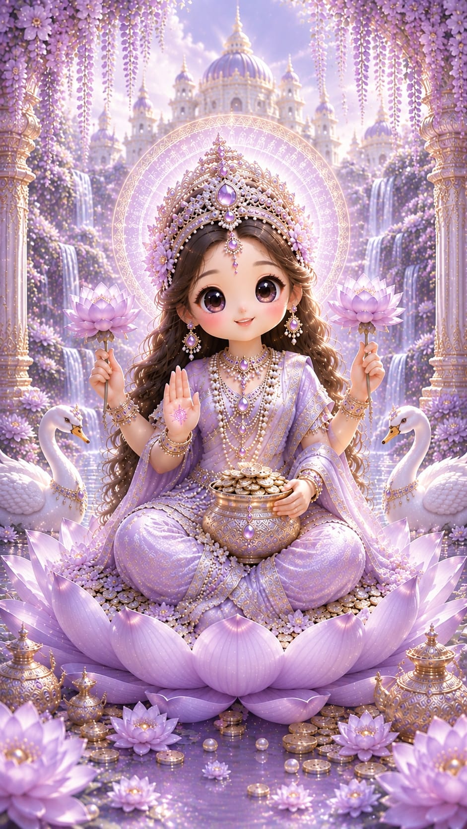 Goddess of Fortune 3D Premium Pink Collection
