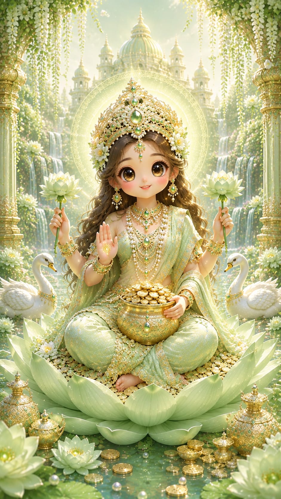 Goddess of Fortune 3D Premium Pink Collection