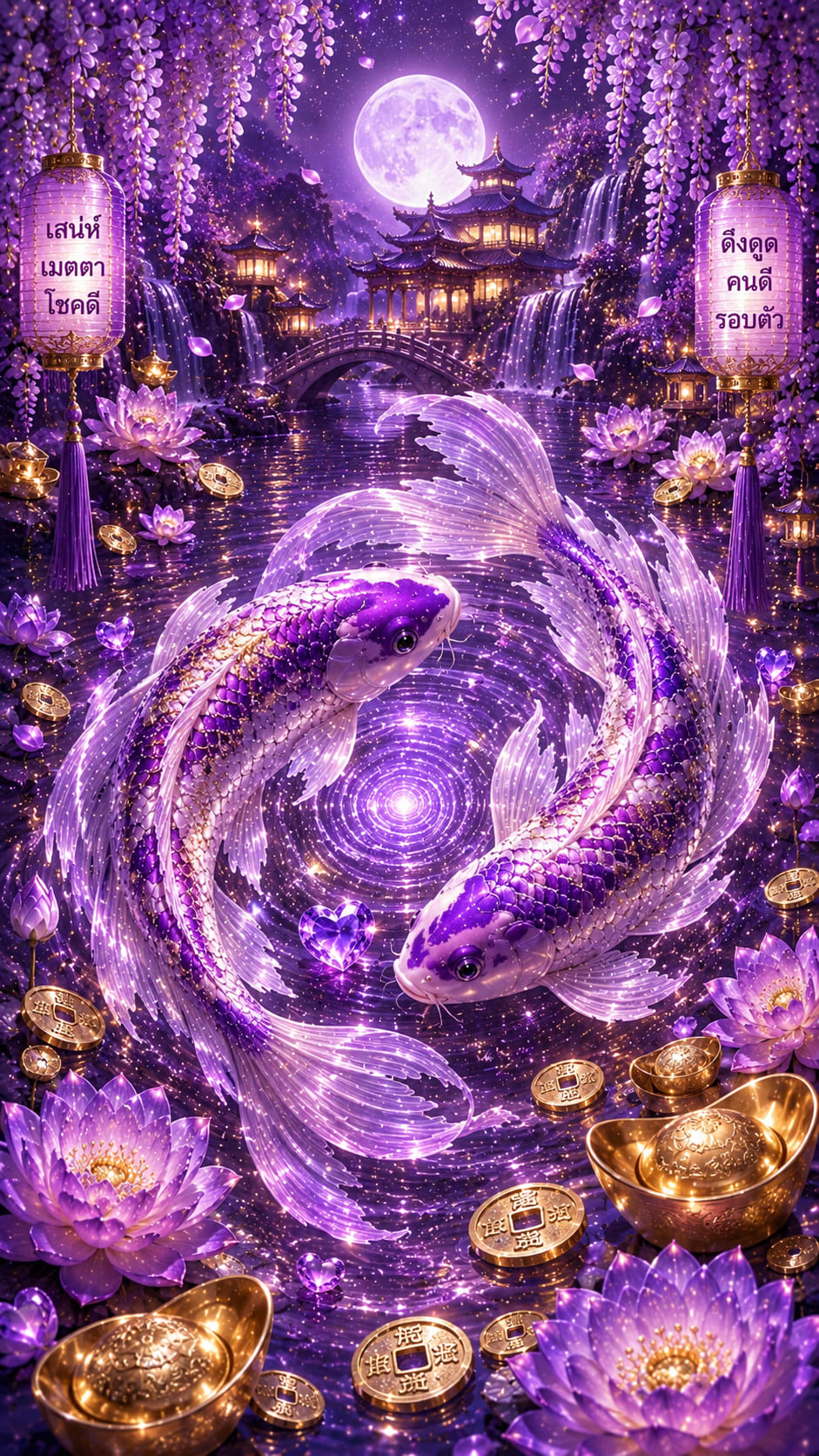 Lucky Koi Collection – 6 Fortune Colors Wallpapers
