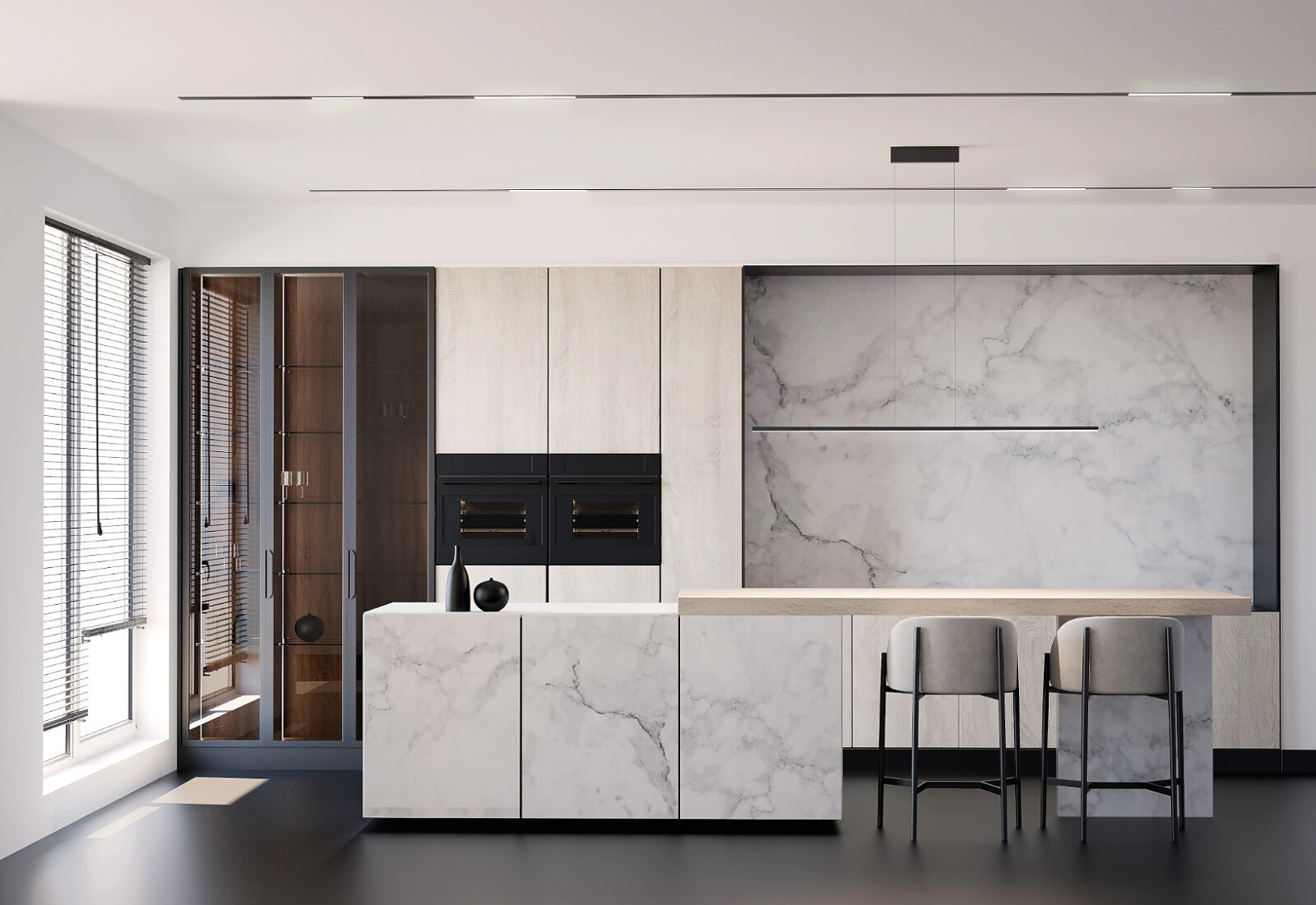 SUSPENDED LAMP BAR LED L Lifestyle 4