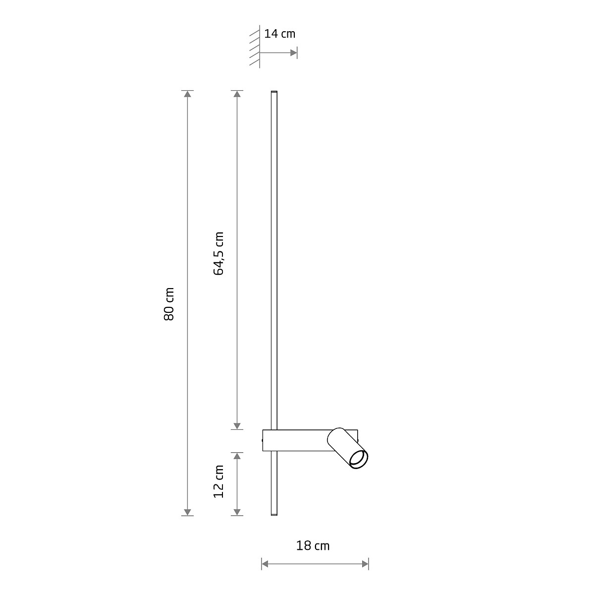 Aplică de Perete EASY LED LEFT Lifestyle 4