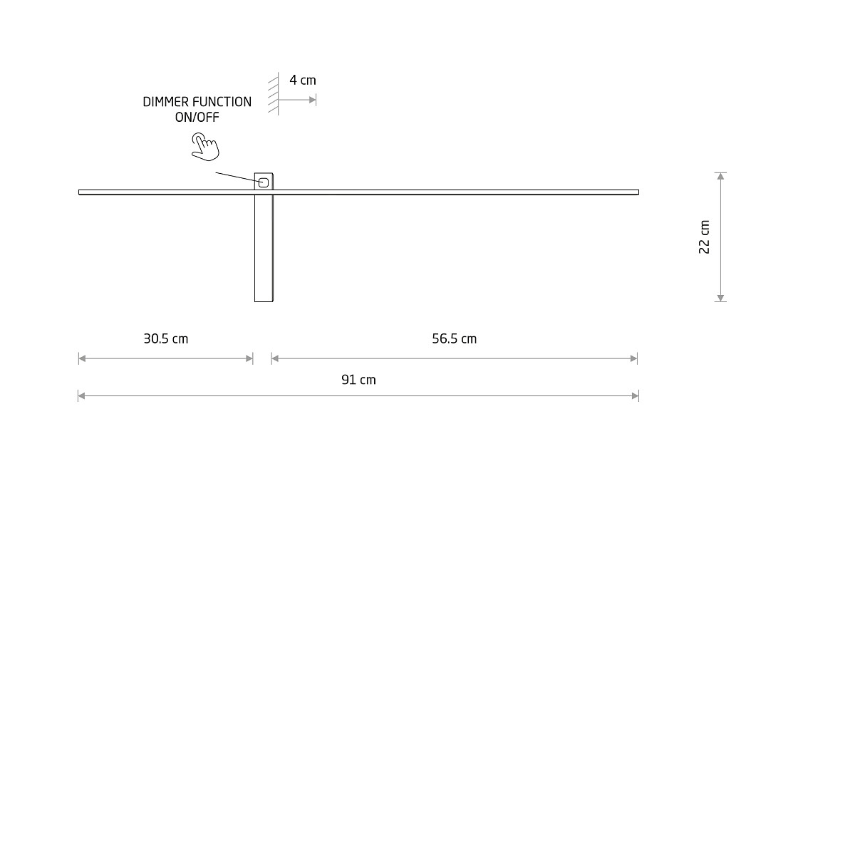 Aplică de Perete IMPULSE LED M Detail 3