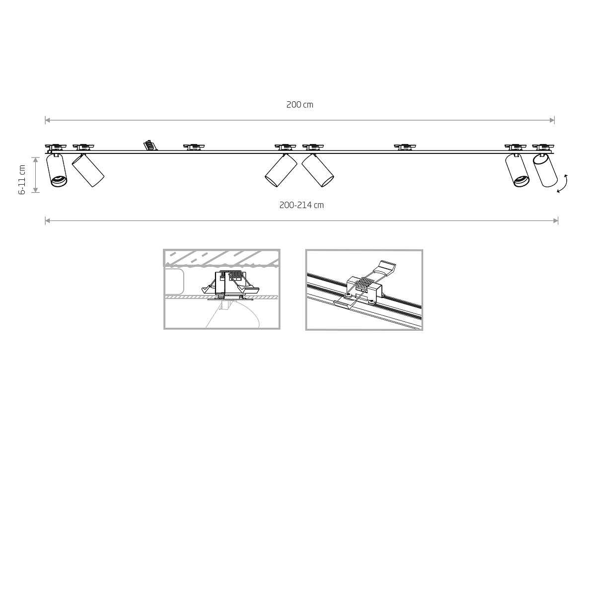 Încastrat LAMP MONO SURFACE VI - Alternative