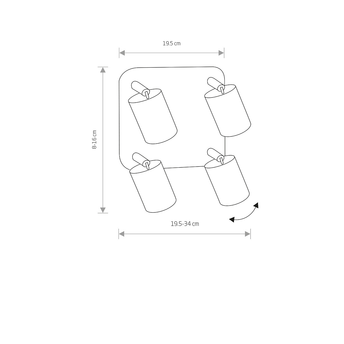 Plafonieră EYE SPOT IV Detail 2