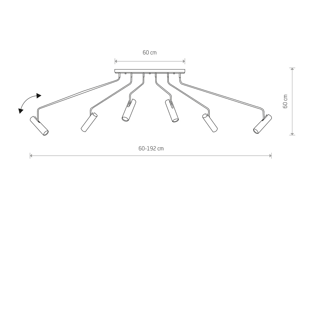 SUSPENDED LAMP EYE SUPER VI Detail 2
