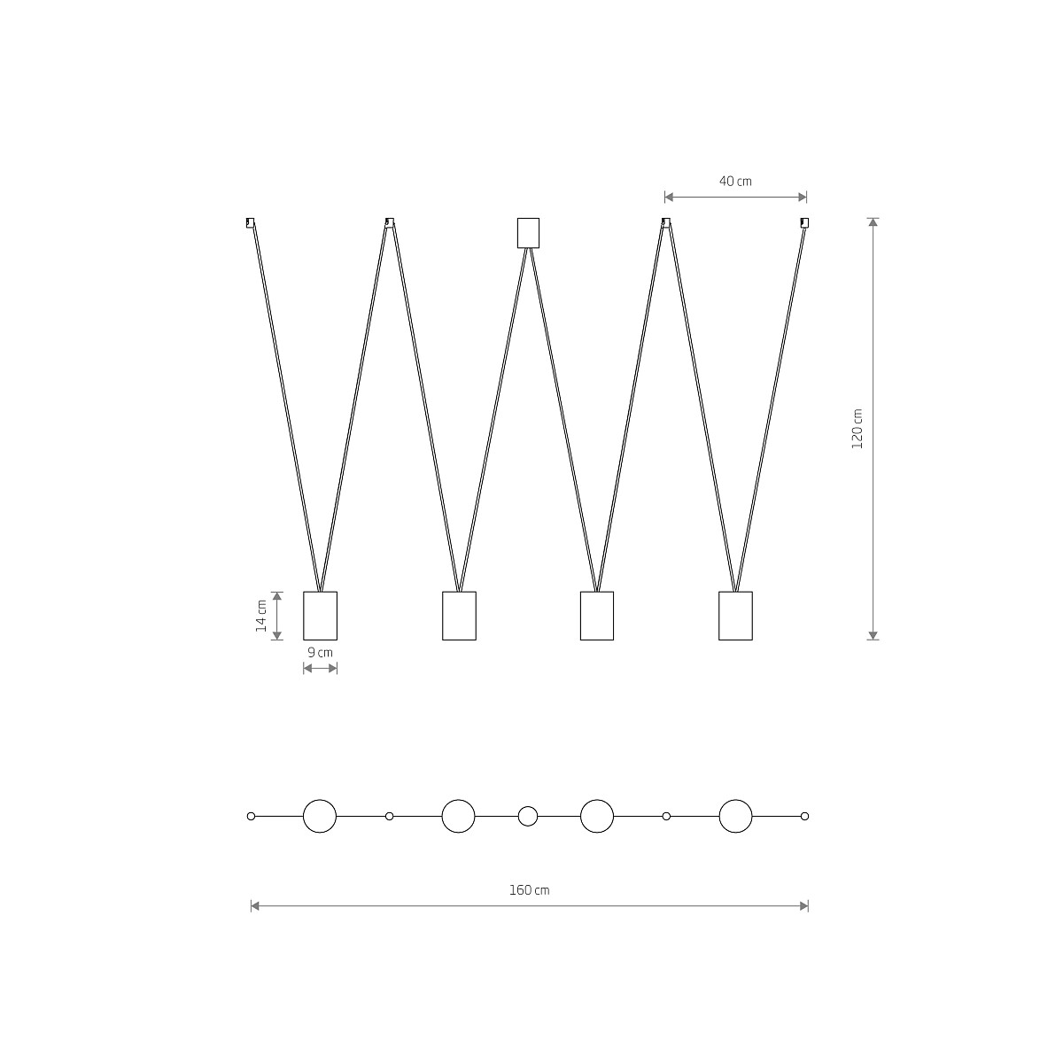 SUSPENDED LAMP MORE TONE IV Detail 2