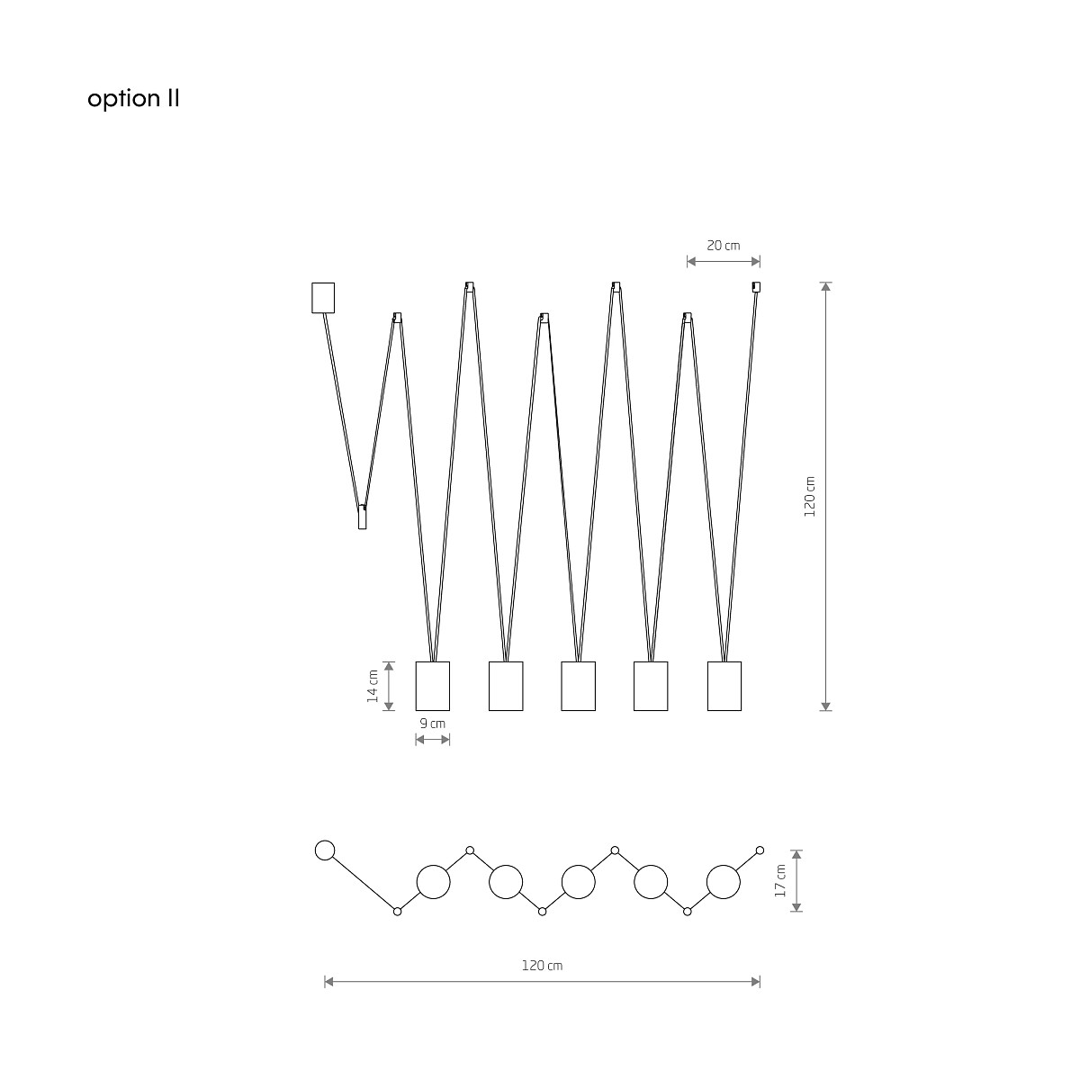 SUSPENDED LAMP MORE TONE V Detail 3
