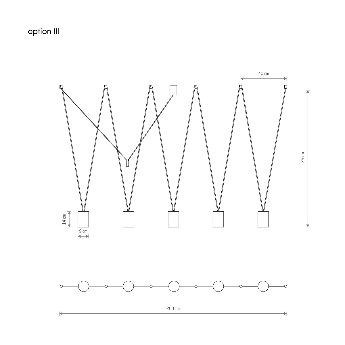 SUSPENDED LAMP MORE TONE V Detail 4